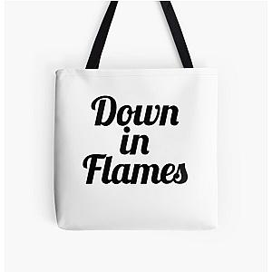 Down in Flames All Over Print Tote Bag RB0712