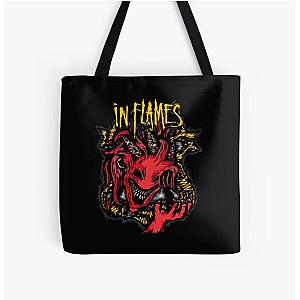 Cloud Connected In Flames All Over Print Tote Bag RB0712