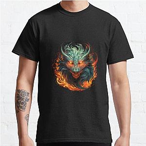 Dragon  in flames  Classic T Shirt RB0712