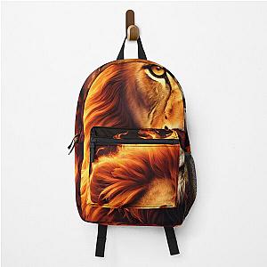 lion in flames Backpack RB0712