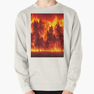 Forest covered in flames Pullover Sweatshirt RB0712