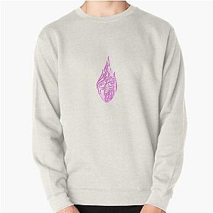 Pink heart in flames Pullover Sweatshirt RB0712