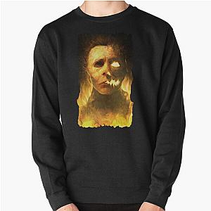 Michael In Flames Pullover Sweatshirt RB0712