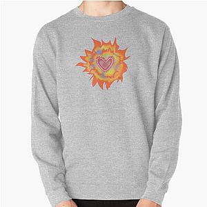 Heart in Flames Pullover Sweatshirt RB0712