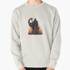 Grim Reaper in Flames Pullover Sweatshirt RB0712