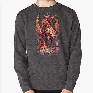 Phoenix in Flames Pullover Sweatshirt RB0712