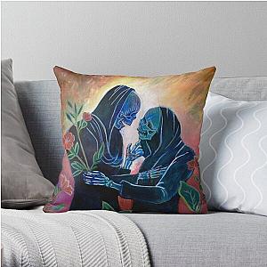 Lovers in Flames Throw Pillow RB0712