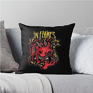 Cloud Connected In Flames Throw Pillow RB0712