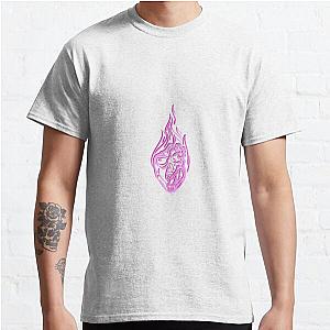 Pink heart in flames Classic T Shirt RB0712