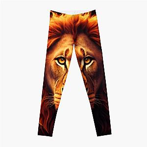 lion in flames Leggings RB0712