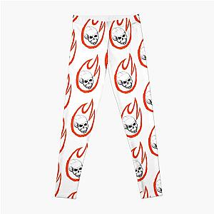 Skull in Flames  Leggings RB0712