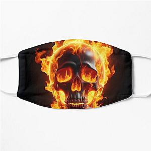 Skull in Flames Flat Mask RB0712