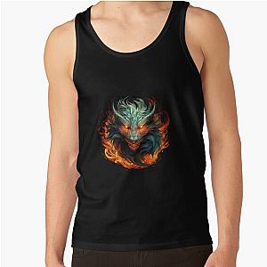 Dragon  in flames  Tank Top RB0712