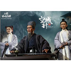 Inflames Toys The Romance Of The Three Kingdoms Zhuge Liang Kong Ming Wolong Elderly Edition Figure Toy