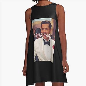 Inglourious Basterds Brad Pitt T-Shirt A-Line Dress