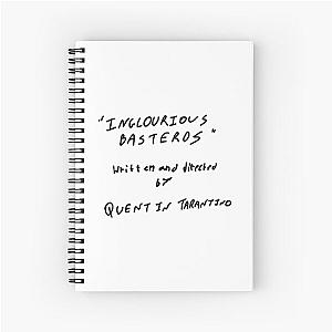 Quentin Tarantino Inglourious Basterds Spiral Notebook