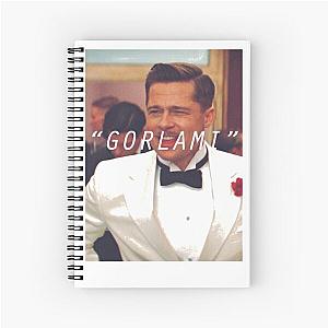 Inglourious Basterds Brad Pitt T-Shirt Spiral Notebook