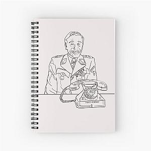 Hans Landa Inglourious Basterds Spiral Notebook