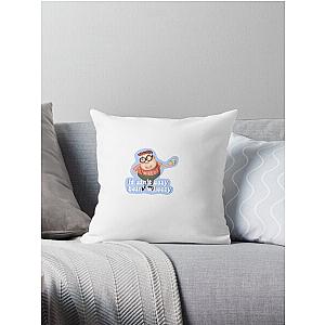 carl wheezer and inhaler  Throw Pillow