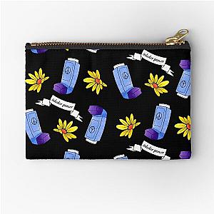 Inhaler Power! - pattern - black  Zipper Pouch