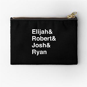 Inhaler Aesthetic Band Members Black Zipper Pouch