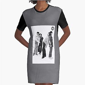 Inhaler Band Graphic T-Shirt Dress