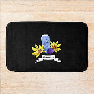 Inhaler Power! - black  Bath Mat