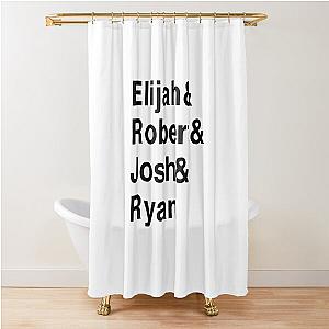 Inhaler Aesthetic Band Members Shower Curtain