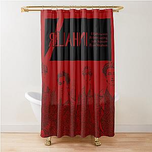 Red Inhaler Cover Shower Curtain