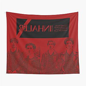 Red Inhaler Cover Tapestry