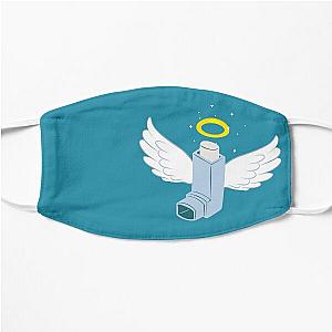 All Hail The inhaler, Asthma- Emotional Support Chronic Illness Humor Flat Mask