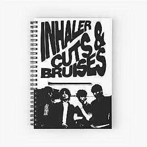 Inhaler Cuts and Bruises Album Cover  Spiral Notebook