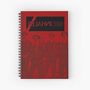 Red Inhaler Cover Spiral Notebook