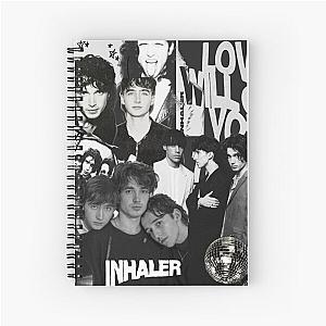 Inhaler Dublin Band Poster Spiral Notebook