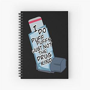 Puff Puff Inhaler Spiral Notebook