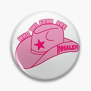 Who The Feck Are Inhaler Cowboy Hat Pin