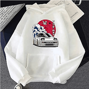 Peris Gems Mazda RX7 Initial D Anime Graphic Car Culture Hoodie