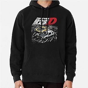 Mountain Downhill Night Drift Racing Initial D Tandems AE86 vs FD rx-7  Pullover Hoodie RB2806