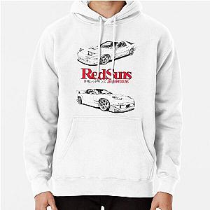 Initial D Akagi Redsuns Manga Pullover Hoodie RB2806