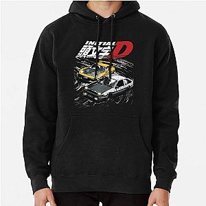 Mountain Drift Racing Initial D Tandems AE86 vs FD rx-7  Pullover Hoodie RB2806