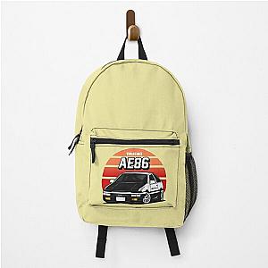 RED SUN VINTAGE INITIAL D AE86 Backpack RB2806