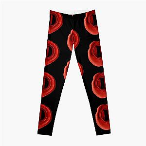 Initial D Wax Seal - personalised initials Leggings RB2806