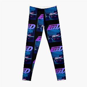 Initial D Neon AE86| Perfect Gift anime  Leggings RB2806