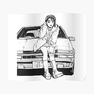 Initial D Natsuki Drift Touge Anime Eurobeat Poster RB2806