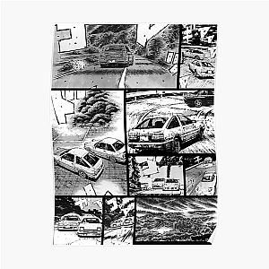 Initial D / Racing - Manga Wall Design (Version 2) Poster RB2806