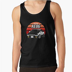 RED SUN VINTAGE INITIAL D AE86 Tank Top RB2806