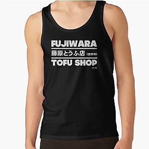 Initial D - Fujiwara Tofu Shop Tee (White) Tank Top RB2806