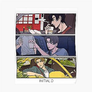 Initial D - Takumi, Ryosuke and Keisuke artwork Poster RB2806