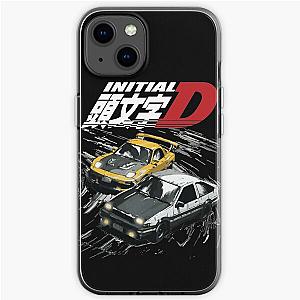 Mountain Drift Racing Initial D Tandems AE86 vs FD rx-7  iPhone Soft Case RB2806