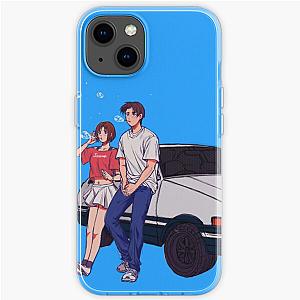 Initial D - Takumi and Natsuki with AE86 iPhone Soft Case RB2806